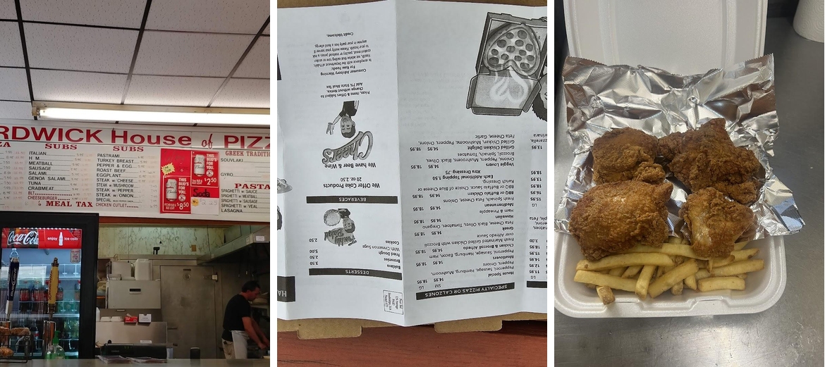 Hardwick house of pizza Menu