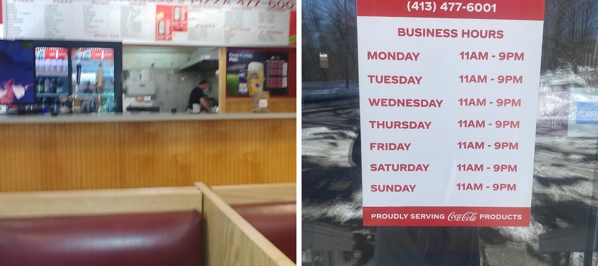 Hardwick house of pizza Menu