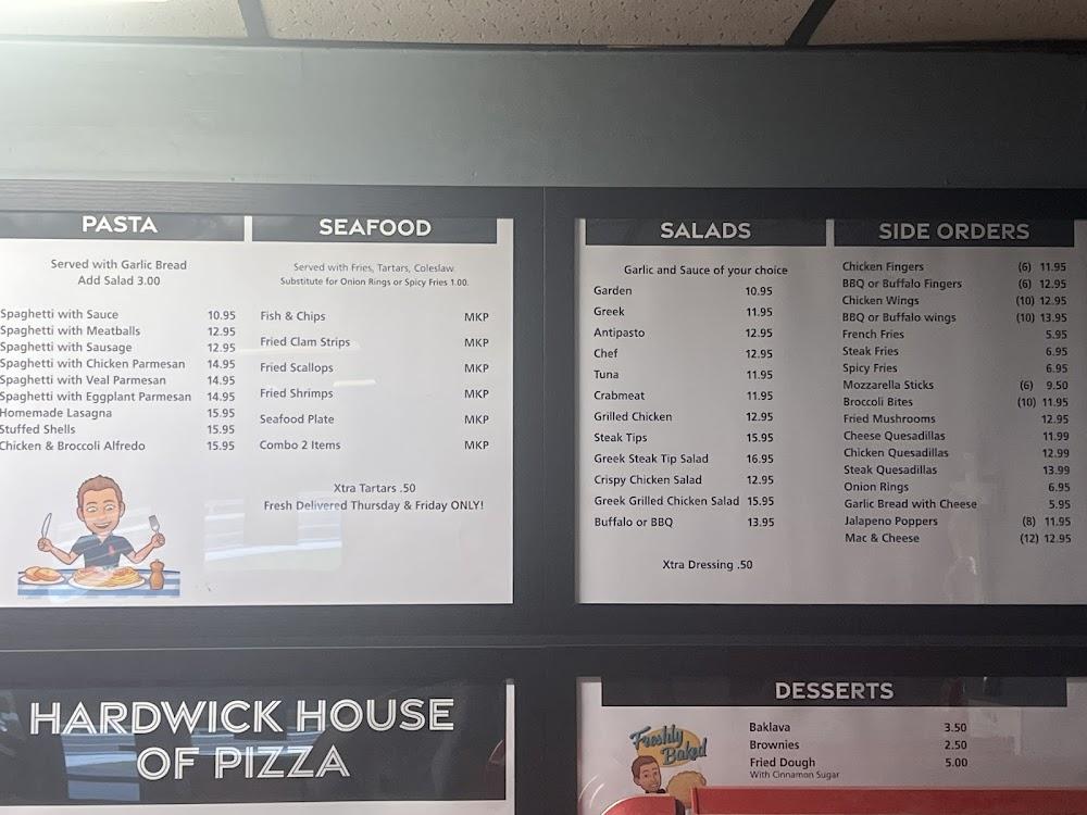 Hardwick house of pizza Menu image 3